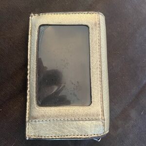 kate spade Metallic Gold/Polka Dot Wallet